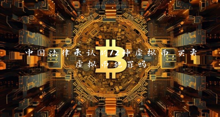 中国法律承认的12种虚拟币,买卖虚拟币犯罪吗