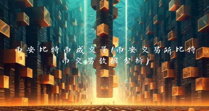 币安比特币成交量（币安交易所比特币交易数据分析）