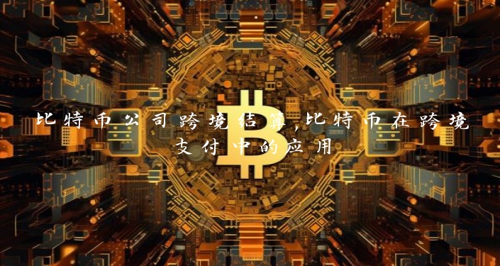 比特币公司跨境结算,比特币在跨境支付中的应用