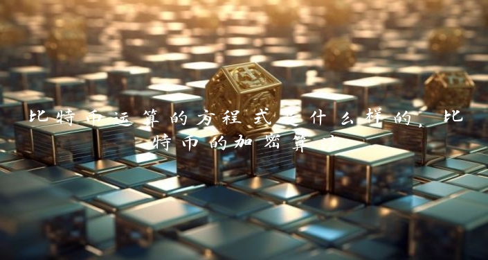 比特币运算的方程式是什么样的，比特币的加密算法